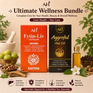 Ultimate Wellness Bundle: Fytin-Liv & Aggrofal Hair Oil